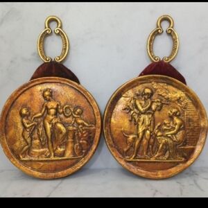 MCM Turner Wall Gold/Copper Medallions Wall Decor